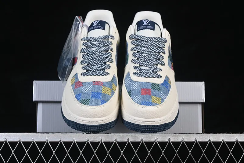 All categories Nk Air Force 1 Air Force series Nk Air Force 1 Low Air Force low-top Nike Air Force 1'07 Low LV joint beige color print Air Force 1 low-top casual sneakers LD1999-005